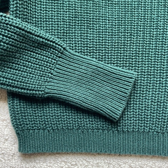 American Apparel 100% Cotton Green Sweater Size XS - Picture 3 of 10